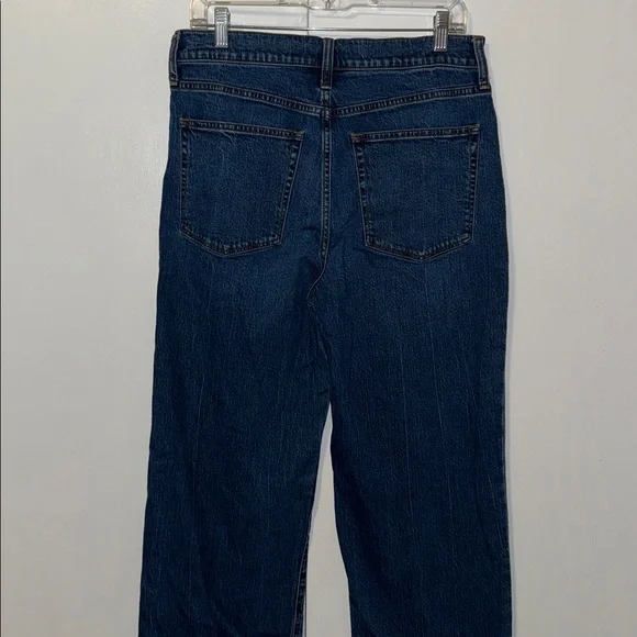 J. CREW Full Length Wide Leg Jeans Stretch Denim Women’s Size 30 - Picture 6 of 11